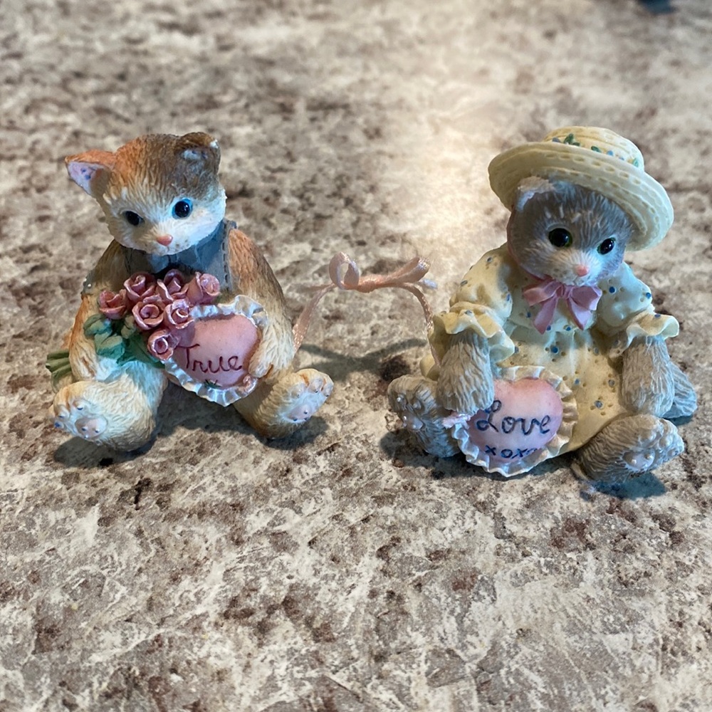 Mini True Love 1996 Calico Cats by Enesco NB
